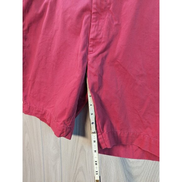 Ralph Lauren Polo Shorts Mens 42 Red Classic Stretch Fit Chino Golf Casual 9" - Picture 7 of 8